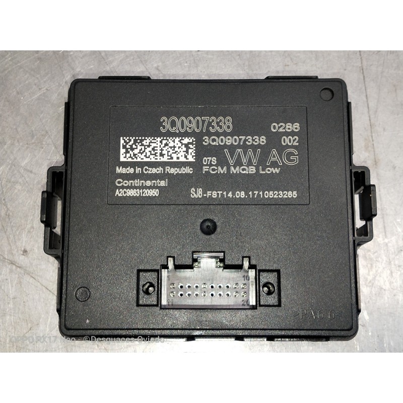 Recambio de modulo electronico para audi a3 (8vk) basic referencia OEM IAM 3Q0907338 A2C9863120950 