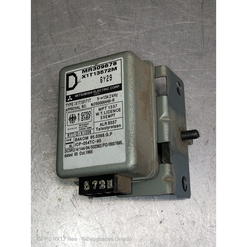 Recambio de modulo electronico para mitsubishi montero (v20/v40) 2500 td gls (2-ptas.) referencia OEM IAM MR309678 X1T13572M INM