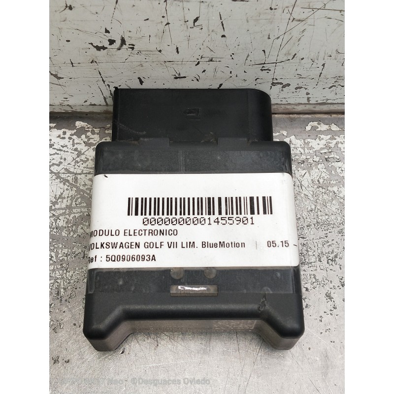 Recambio de modulo electronico para volkswagen golf vii lim. bluemotion referencia OEM IAM 5Q0906093A VER FOTOS 