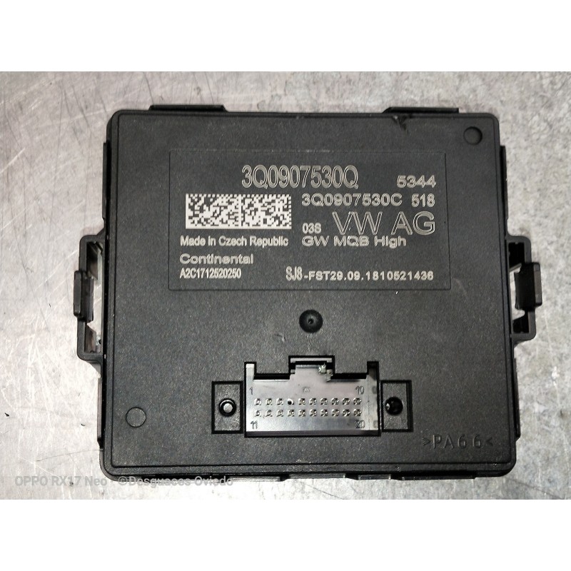 Recambio de modulo electronico para volkswagen golf vii lim. bluemotion referencia OEM IAM 3Q0907530Q 3Q0907530C A2C1712520250