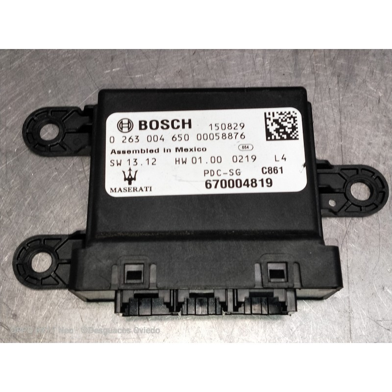 Recambio de modulo electronico para maserati ghibli diesel referencia OEM IAM 0263004650 670004819 150829