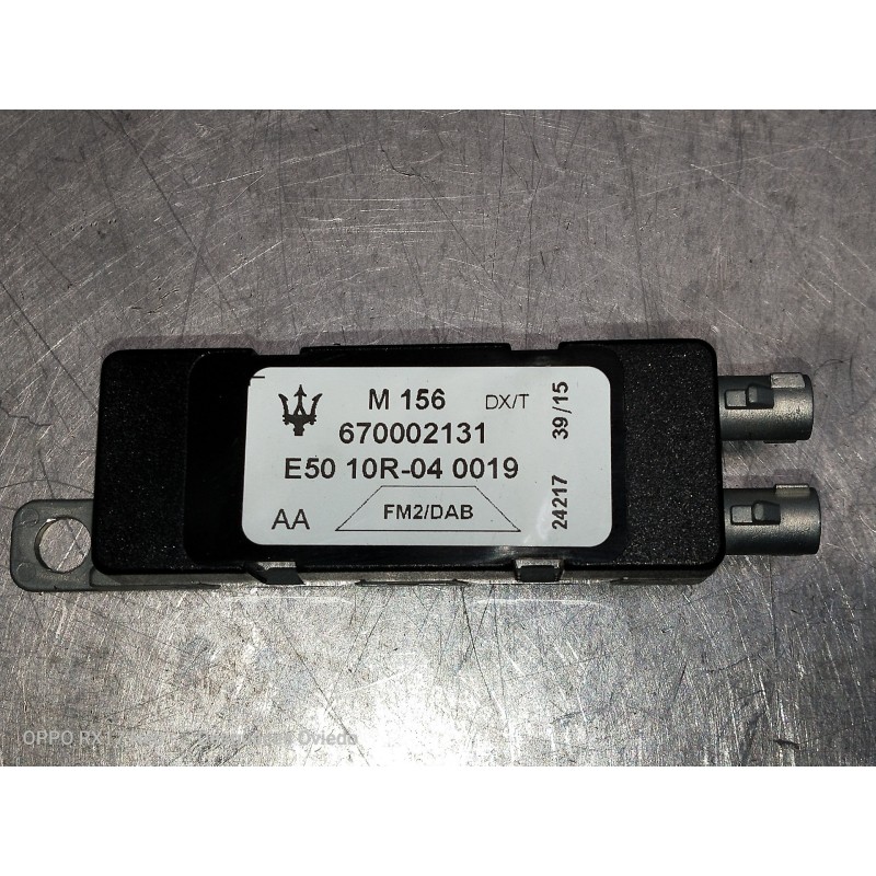 Recambio de modulo electronico para maserati ghibli diesel referencia OEM IAM 670002131 10R040019 