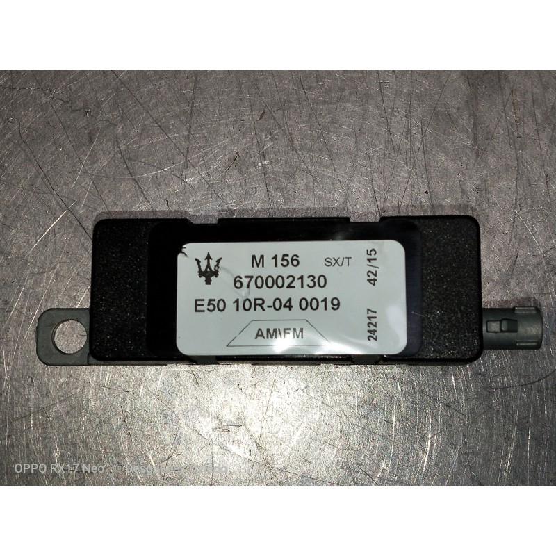 Recambio de modulo electronico para maserati ghibli diesel referencia OEM IAM 670002130 10R040019 