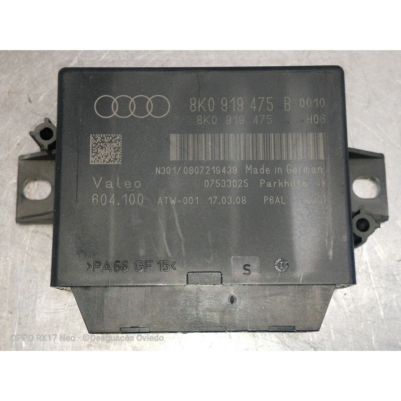 Recambio de modulo electronico para audi a5 coupe (8t) 2.7 tdi referencia OEM IAM 8K0919475B 604100 07533025