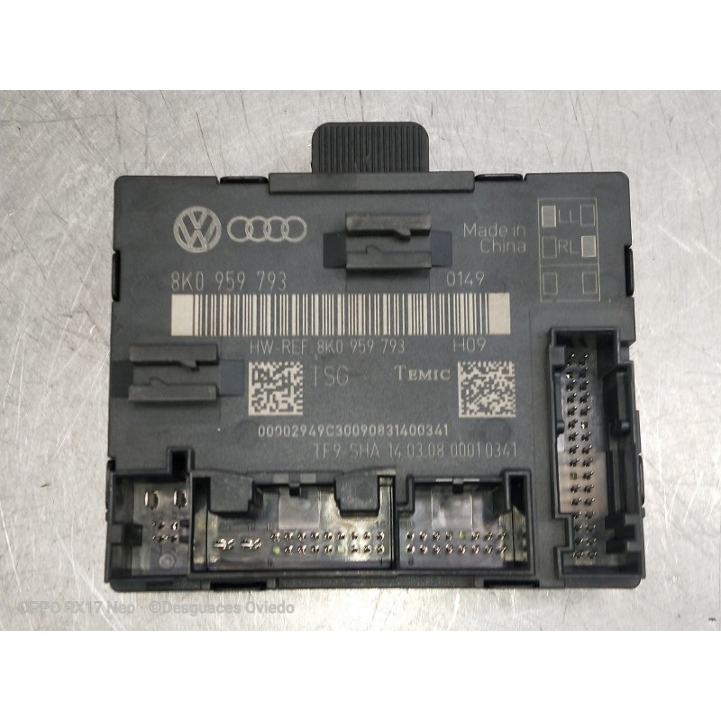 Recambio de modulo electronico para audi a5 coupe (8t) 2.7 tdi referencia OEM IAM 8K0959793 DELANTERO IZQUIERDA