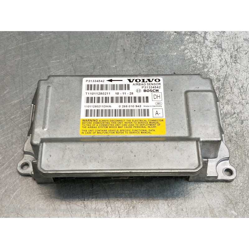 Recambio de centralita airbag para volvo v60 kombi momentum referencia OEM IAM P31334542 0285010943 T11011280211