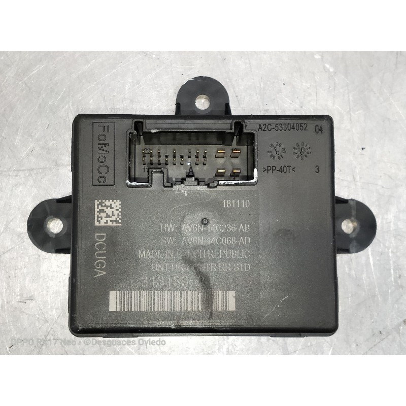 Recambio de modulo electronico para volvo v60 kombi momentum referencia OEM IAM 31318962 AV6N14C236AB AV6N14C068AD