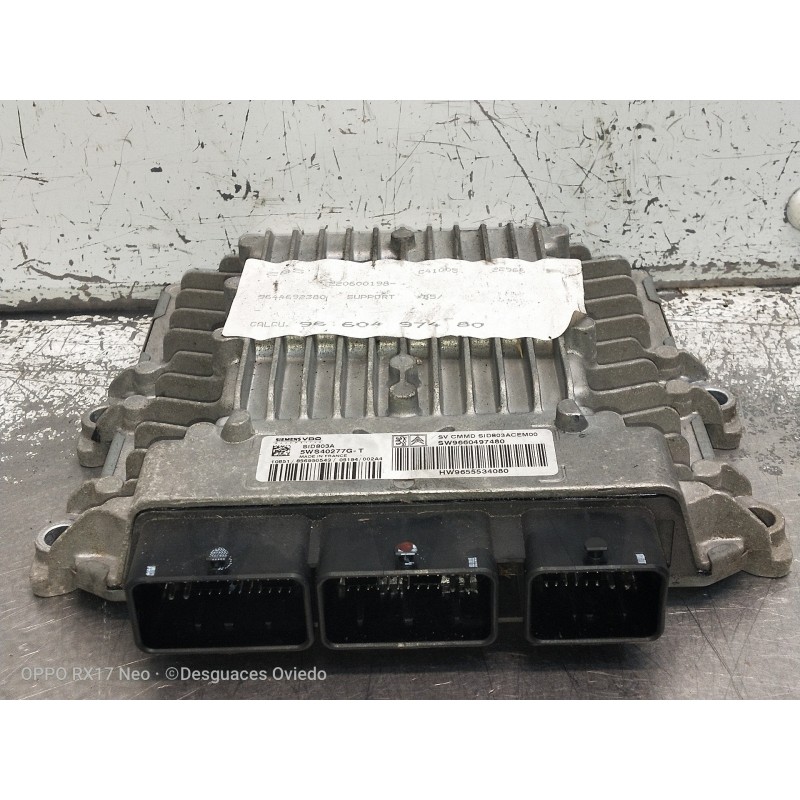 Recambio de centralita motor uce para citroen c4 berlina vtr plus referencia OEM IAM 5WS40277GT SW9660497480 HW9655534080