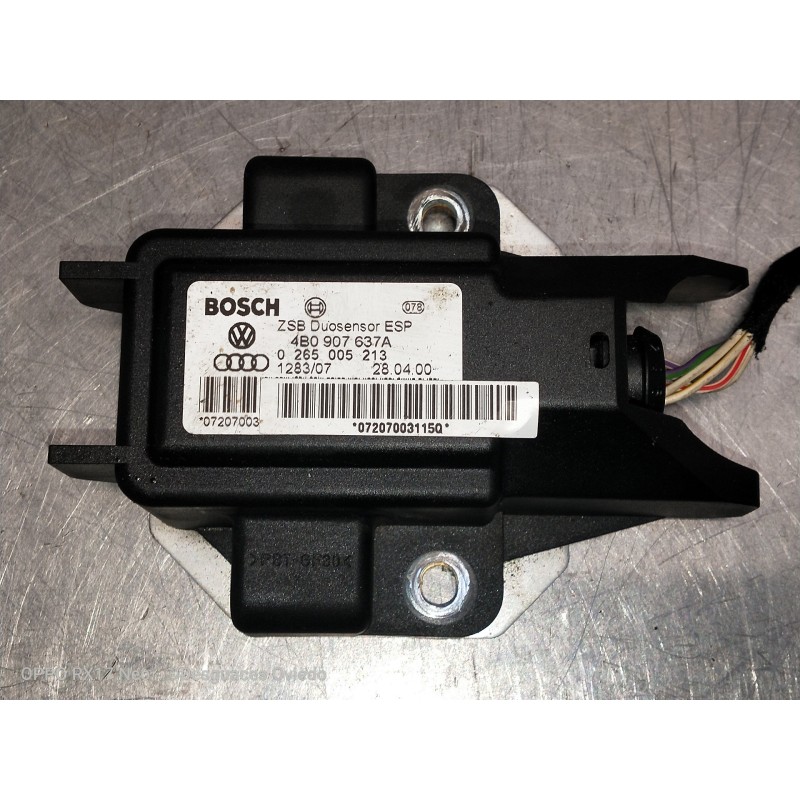 Recambio de modulo electronico para audi allroad quattro (4b5) 2.5 tdi (132kw) referencia OEM IAM 4B0907637A 0265005213 