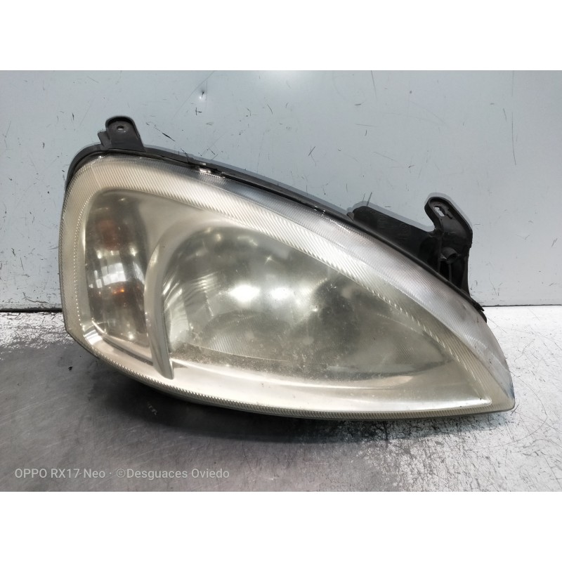 Recambio de faro derecho para opel corsa c cosmo referencia OEM IAM 13115007 89309241 PARA PULIR