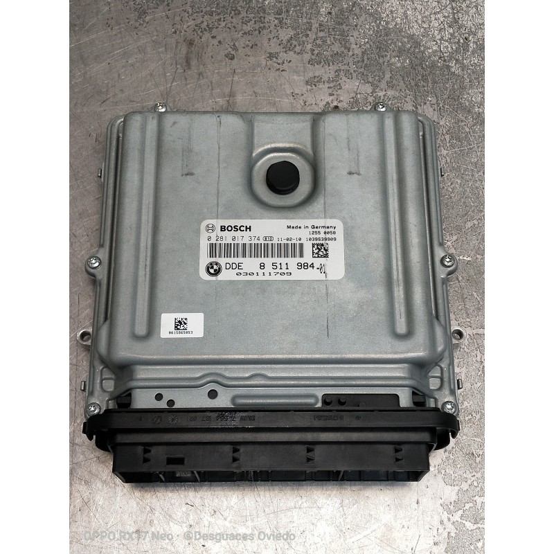 Recambio de centralita motor uce para bmw serie 7 (f01/f02) 740d xdrive referencia OEM IAM 851198401 0281017374 030111709