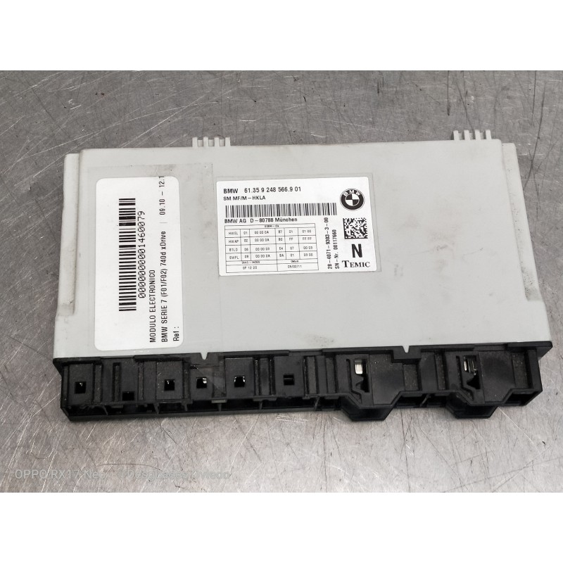 Recambio de modulo electronico para bmw serie 7 (f01/f02) 740d xdrive referencia OEM IAM 9248566901 80788 