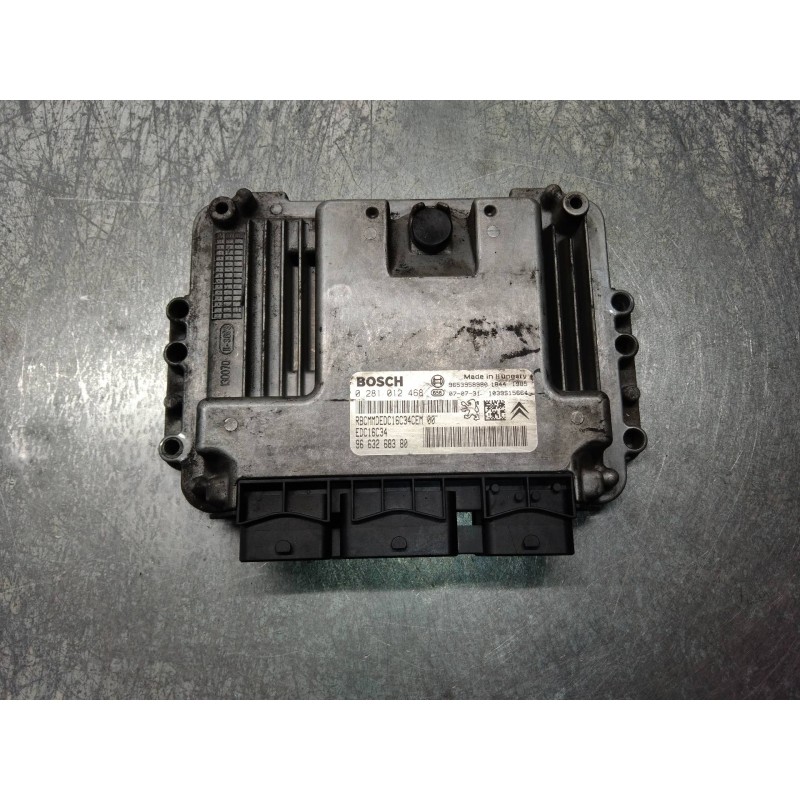 Recambio de centralita motor uce para citroen xsara picasso 1.6 hdi 90 exclusive referencia OEM IAM 0281012468 9663268380 EDC16C