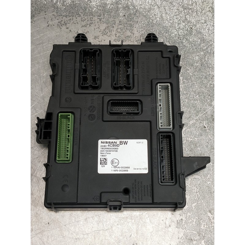 Recambio de modulo electronico para nissan qashqai (j11) acenta referencia OEM IAM 284B14CB9D 19026493034363 A2C1603010100