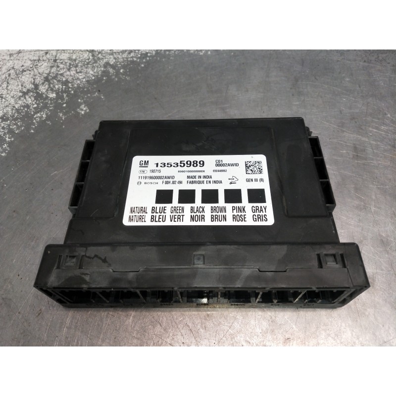 Recambio de modulo electronico para opel astra k lim. 5türig 1.2 referencia OEM IAM 13535989 F00HJ02494 8360100000000X