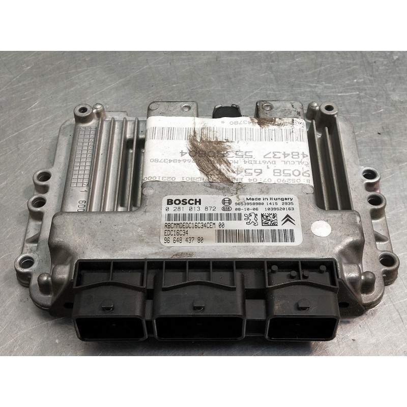 Recambio de centralita motor uce para peugeot 308 sw sport referencia OEM IAM 9664843780 0281013872 EDC16C34