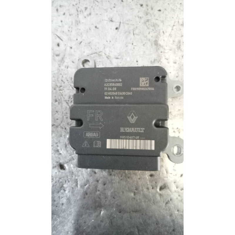 Recambio de centralita airbag para renault zoe referencia OEM IAM A2C85840002 985104074R 