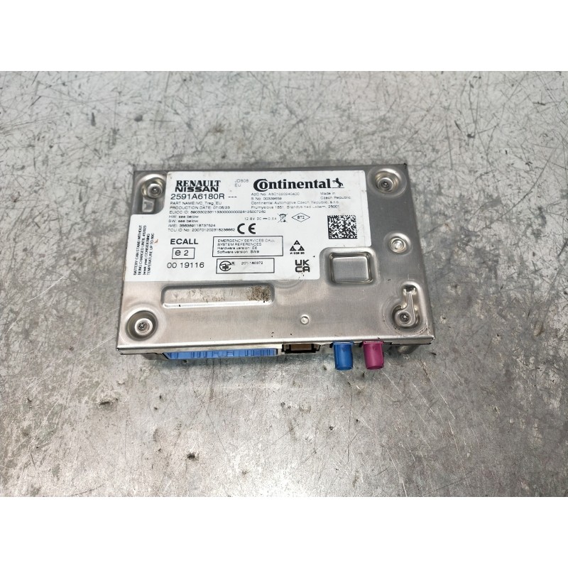 Recambio de modulo electronico para renault captur ii 1.0 referencia OEM IAM 2591A6180R A3C1020240400 