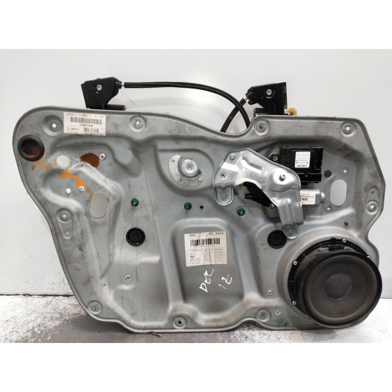 Recambio de elevalunas delantero izquierdo para volkswagen touran (1t1) highline referencia OEM IAM 1T1837729AC 00697374 5P