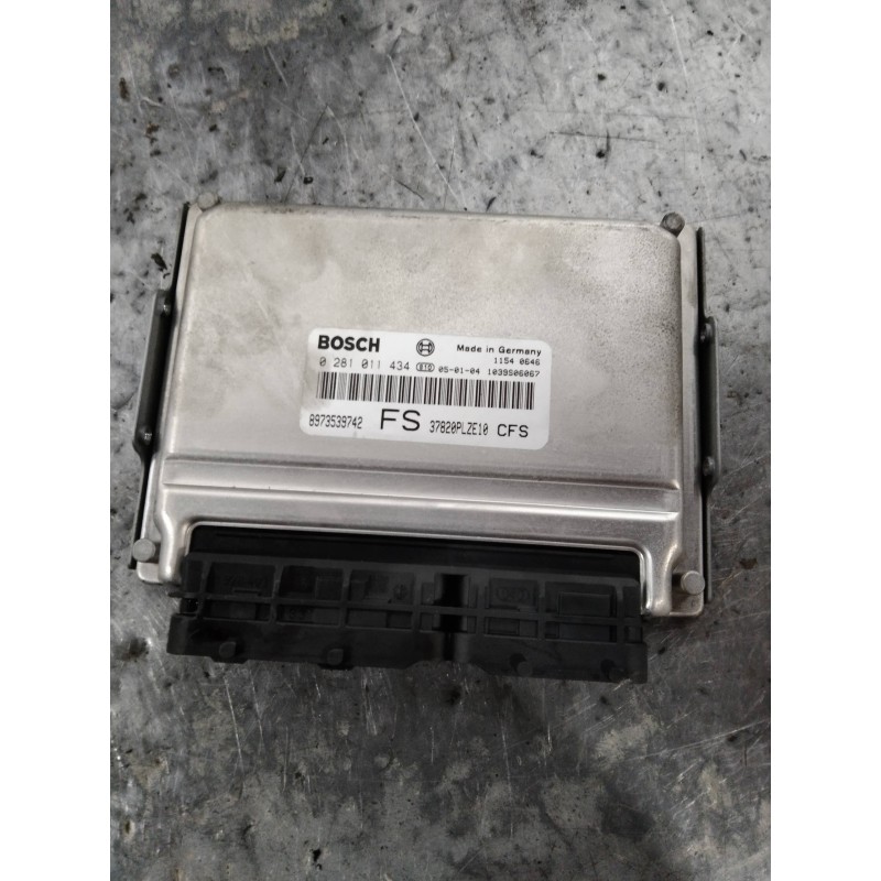 Recambio de centralita motor uce para honda civic berlina 5 (eu7/8) 1.7 ctdi ls referencia OEM IAM 0281011434 8973539742 37820PL