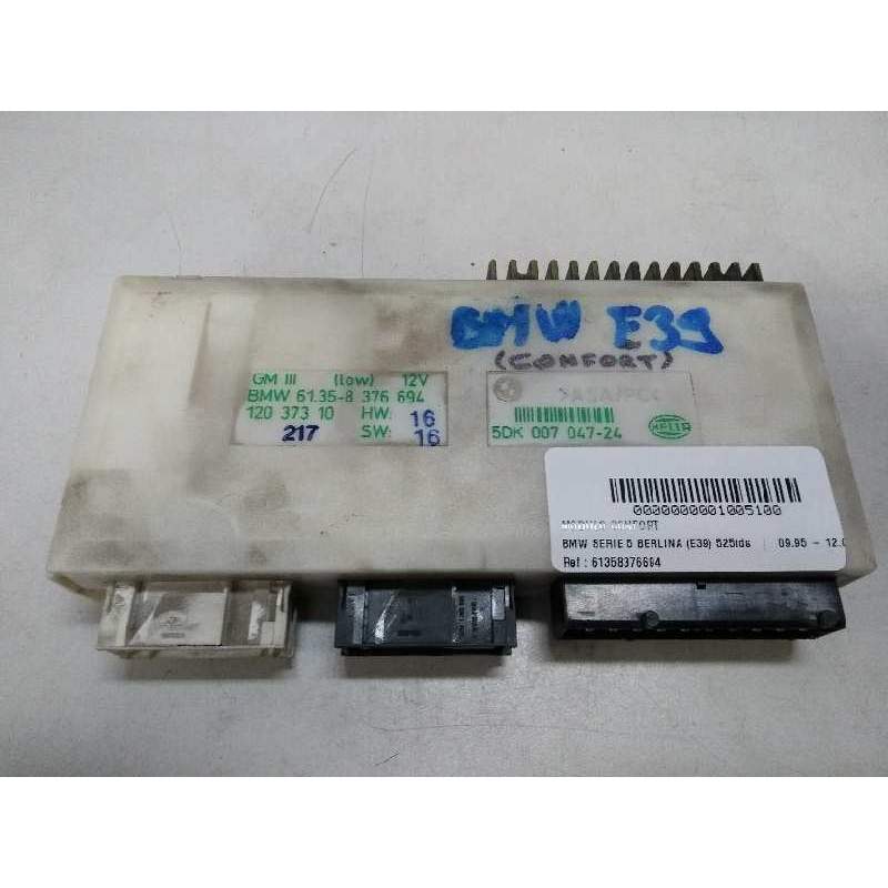 Recambio de modulo confort para bmw serie 5 berlina (e39) 525tds referencia OEM IAM 61358376694 5DK00704724 