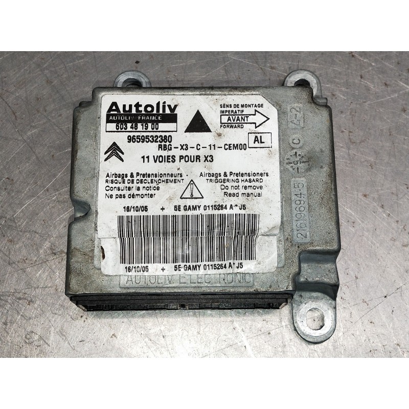 Recambio de centralita airbag para citroen c5 berlina lx (e) referencia OEM IAM 9659532380 603481900 