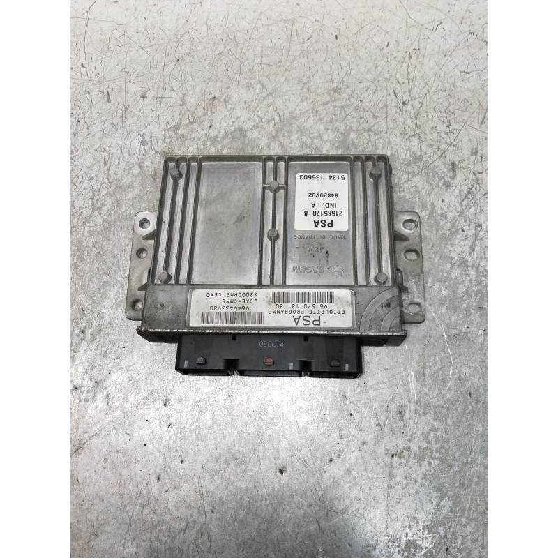 Recambio de centralita motor uce para citroen c3 1.4 sx plus referencia OEM IAM 9657018180 9649433980 