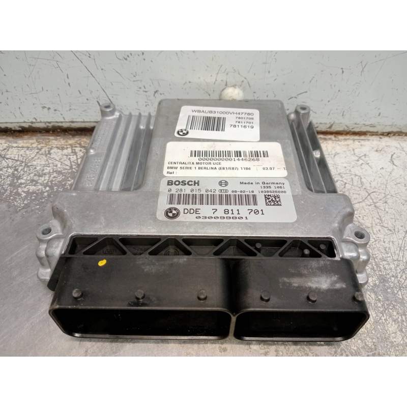 Recambio de centralita motor uce para bmw serie 1 berlina (e81/e87) 118d referencia OEM IAM 0281015042  