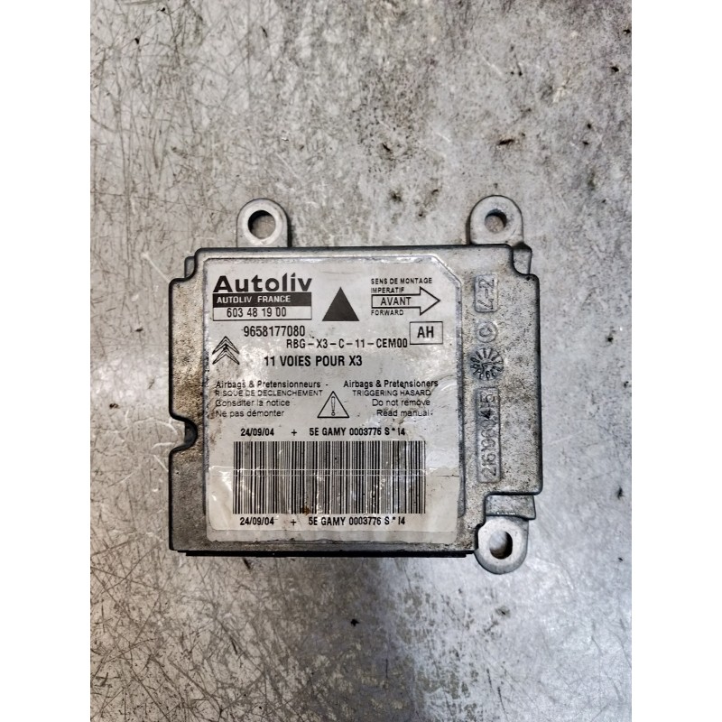 Recambio de centralita airbag para citroen c5 berlina collection referencia OEM IAM 9658177080 603481900 