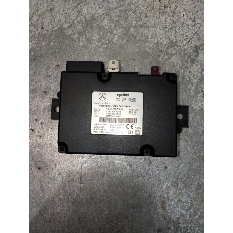 Recambio de modulo electronico para mercedes clase c (w205) lim. c 220 cdi bluetec (205.004) referencia OEM IAM A2429007001 P140