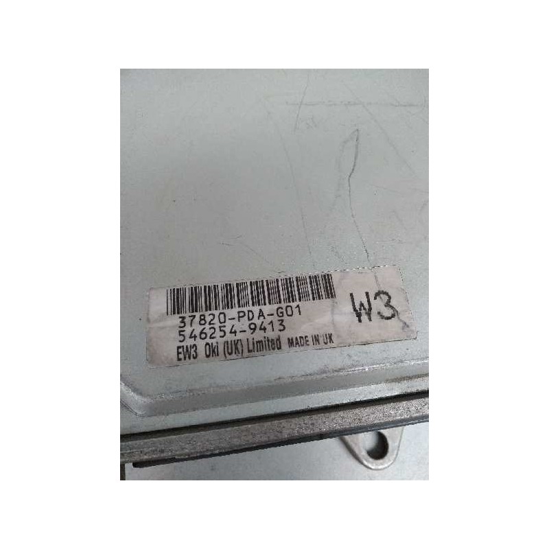 Recambio de centralita motor uce para honda accord berlina (cg7-9/ch1-7) 1.8 16v cat referencia OEM IAM 37820PDAG01 W3 