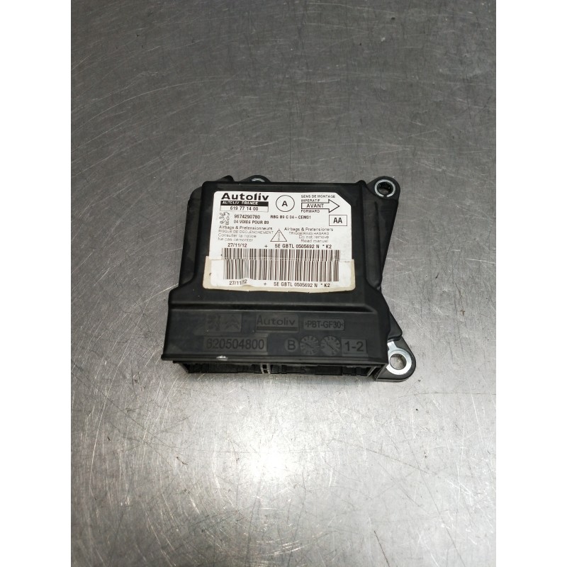 Recambio de centralita airbag para citroen berlingo cuadro referencia OEM IAM 9674290780 619771400 