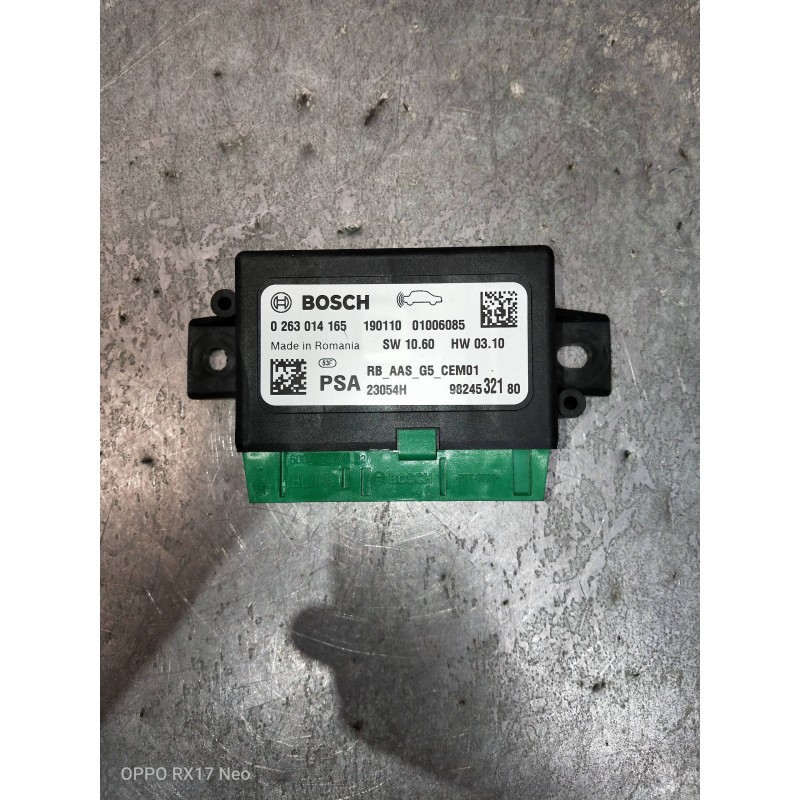 Recambio de modulo electronico para citroen c3 aircross feel referencia OEM IAM 0263014165 01006085 9824532180