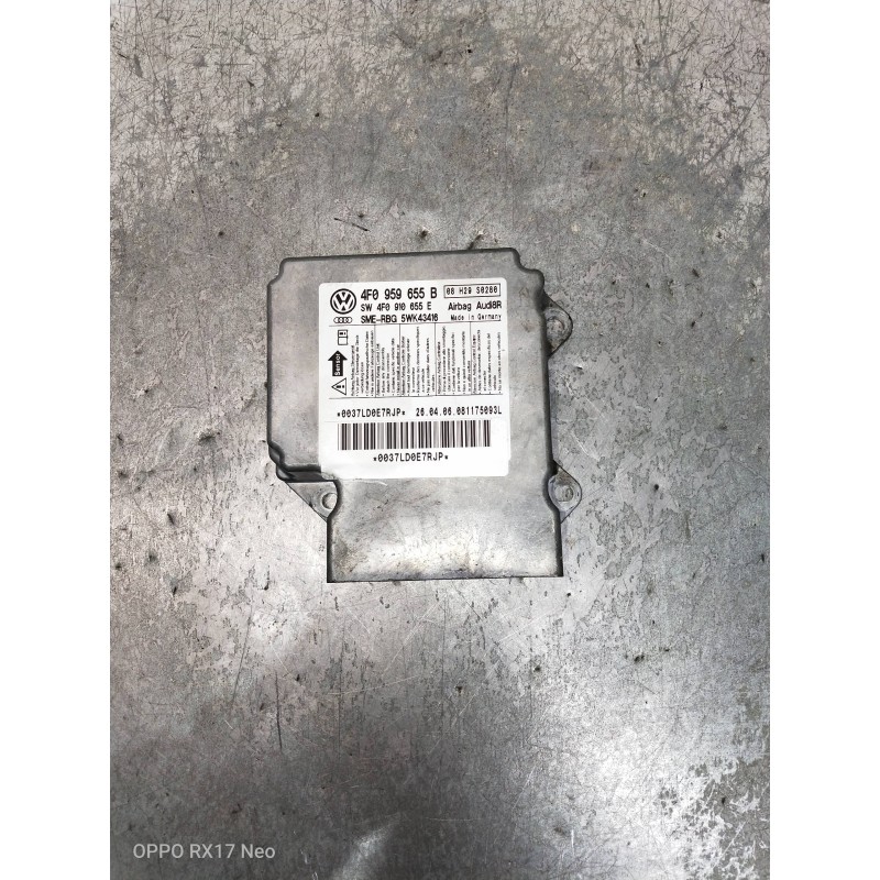 Recambio de centralita airbag para audi a6 berlina (4f2) referencia OEM IAM 4F0959655B 5WK43416 