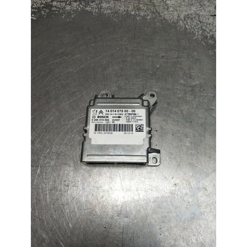 Recambio de centralita airbag para peugeot expert kasten 1.6 16v hdi referencia OEM IAM 0285010556 1001407880 