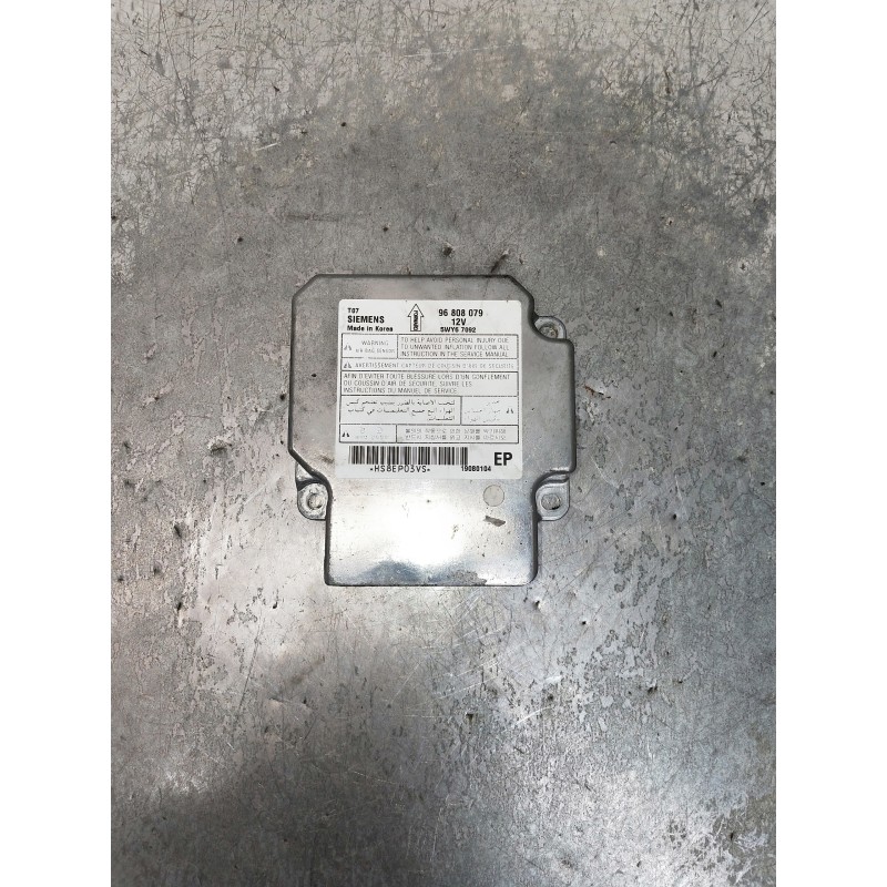 Recambio de centralita airbag para chevrolet aveo referencia OEM IAM 96808079 5WY67092 