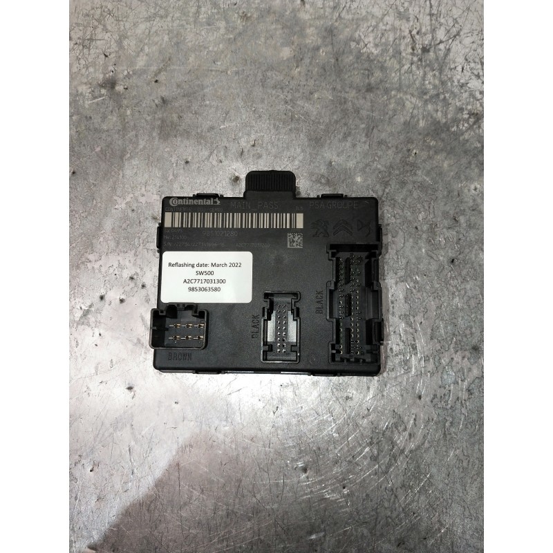 Recambio de modulo electronico para peugeot 308 referencia OEM IAM 9853063580 9851021280 A2C7717031300