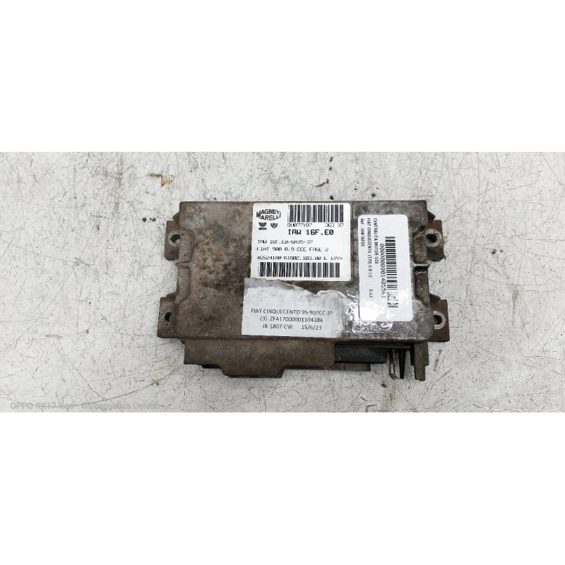 Recambio de centralita motor uce para fiat cinquecento (170) 0.9 i.e. referencia OEM IAM IAW16FE0 46524180 