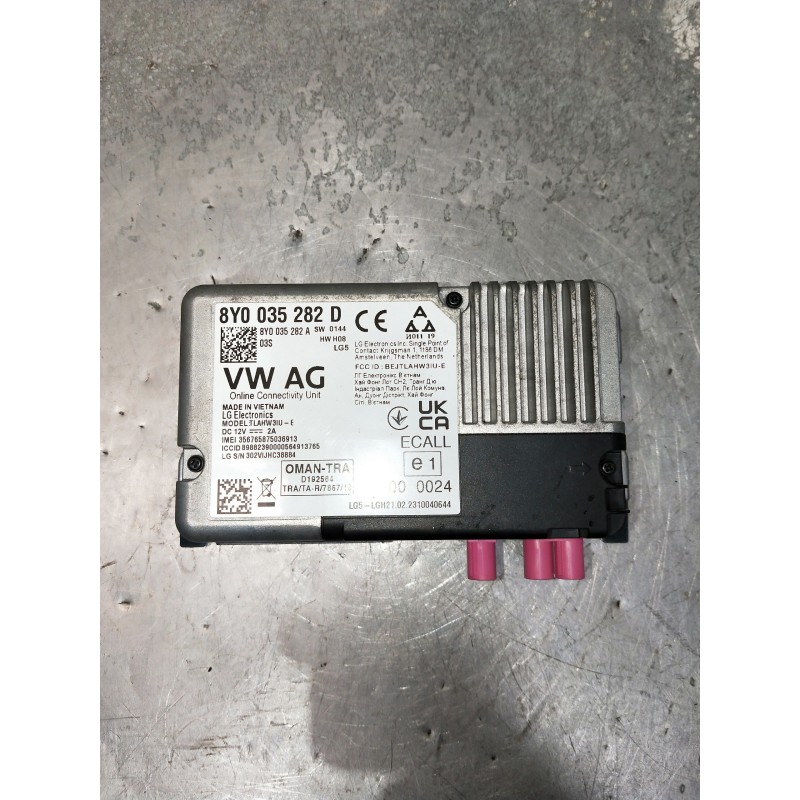 Recambio de modulo electronico para audi a3 sportback (8ya) s-line referencia OEM IAM 8Y0035282D 356765875036913 10040644