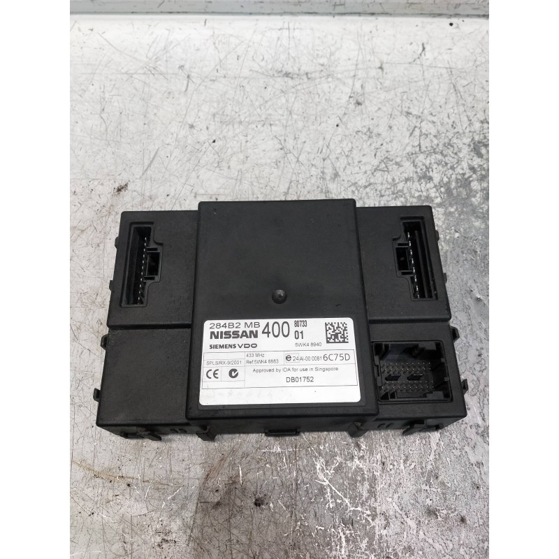 Recambio de modulo electronico para nissan cabstar 09.06 referencia OEM IAM 284B2MB 5WK48940 