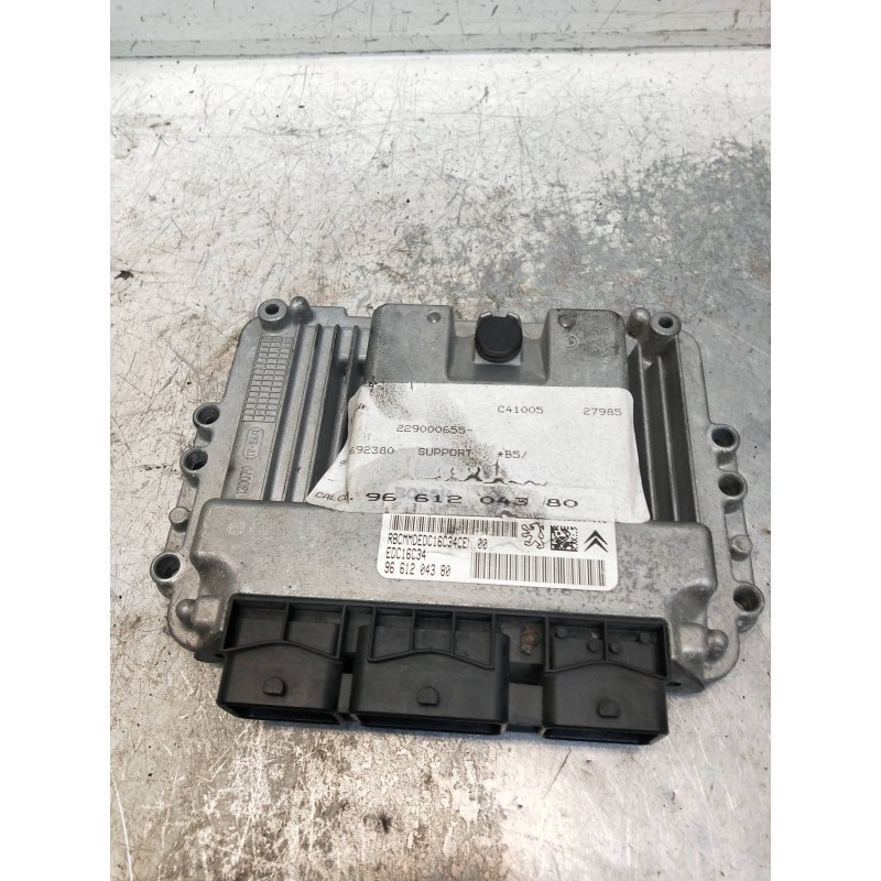 Recambio de centralita motor uce para citroen c4 coupe referencia OEM IAM 9661204380 EDC16C34 