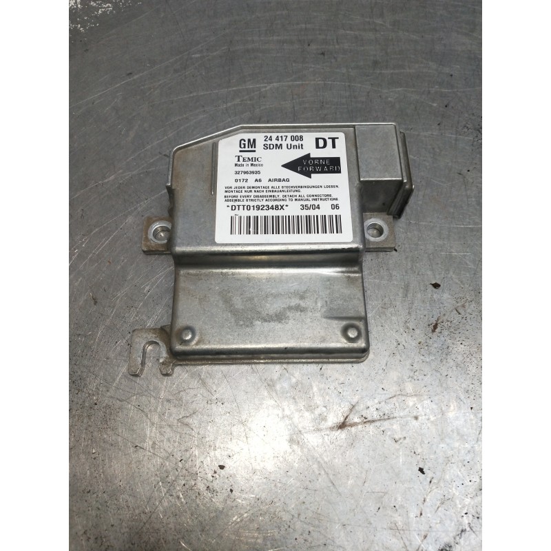 Recambio de centralita airbag para opel combo (corsa c) referencia OEM IAM 24417008 32796935 