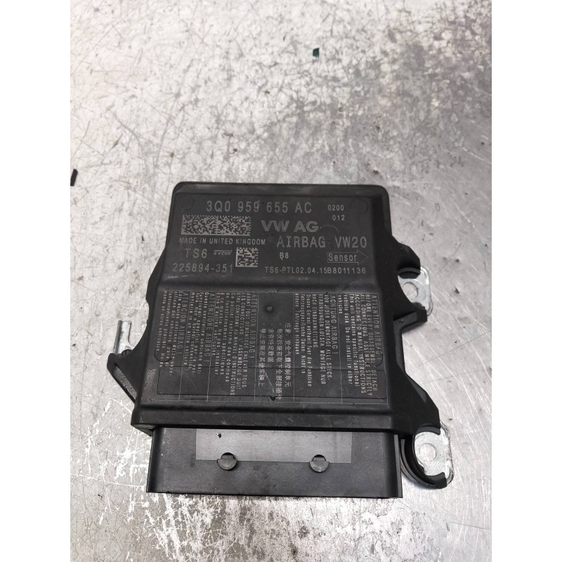 Recambio de centralita airbag para seat leon (5f1) referencia OEM IAM 3Q0959655AC  