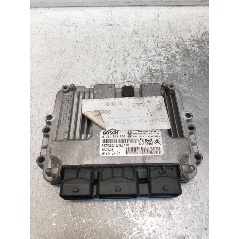 Recambio de centralita motor uce para peugeot 207 sw outdoor referencia OEM IAM 0281013868 9663755480 