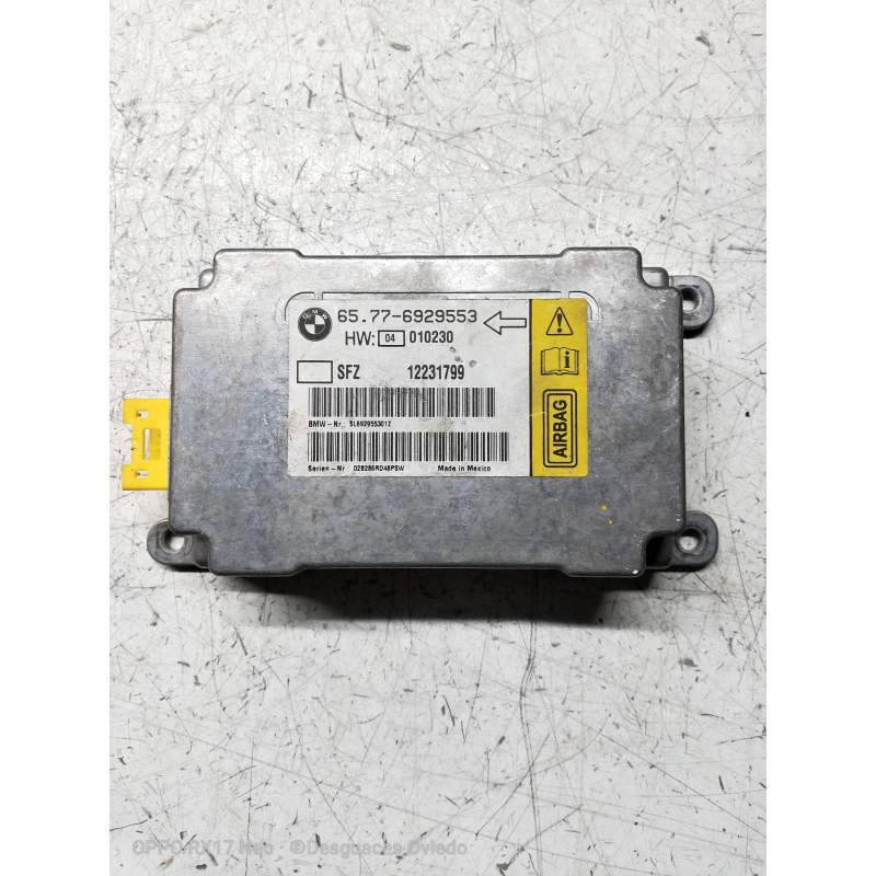 Recambio de centralita airbag para bmw serie 7 (e65/e66) referencia OEM IAM 65776929553 12231799 