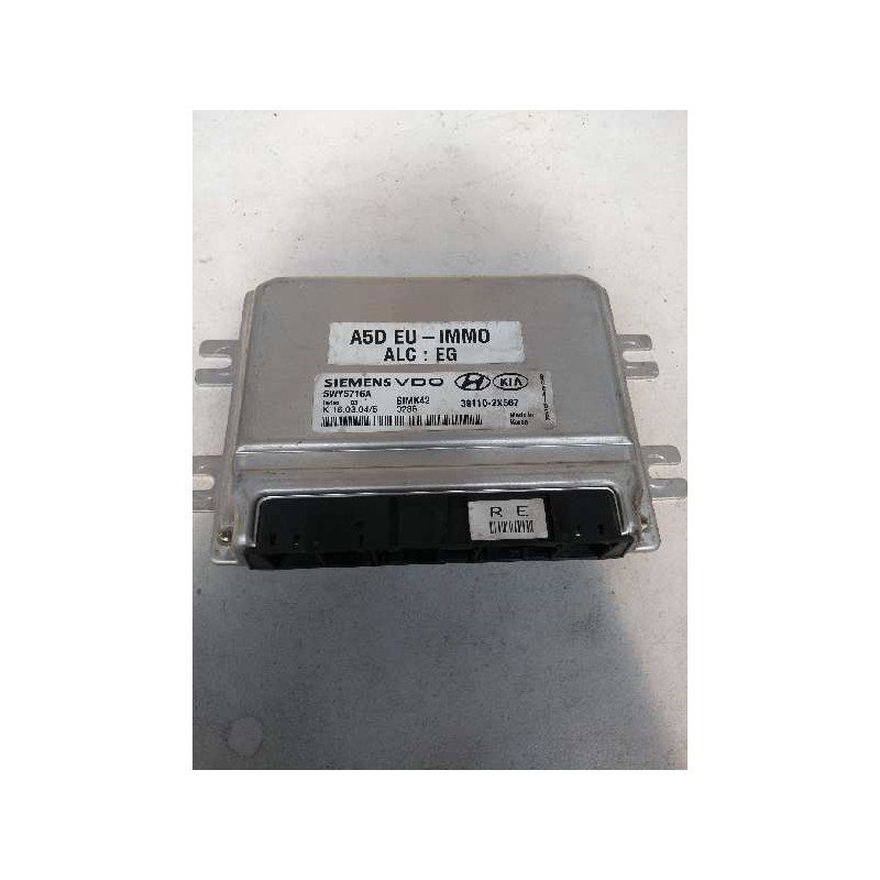 Recambio de centralita motor uce para kia rio 1.5 cat referencia OEM IAM 5WY5716A 391102X567 SIMK42