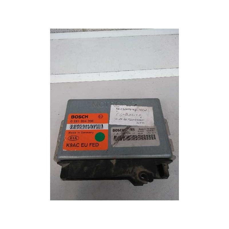 Recambio de centralita motor uce para kia clarus 2.0 cat referencia OEM IAM 0261204206 K9ACEUFED 