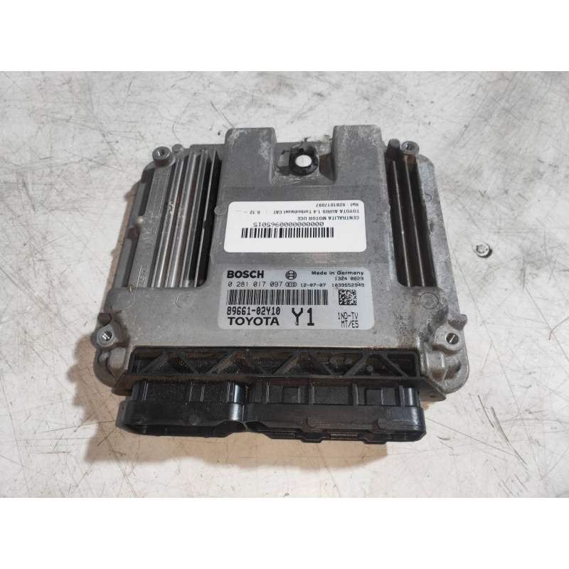 Recambio de centralita motor uce para toyota auris 1.4 turbodiesel cat referencia OEM IAM 0281017097 8966102Y10 