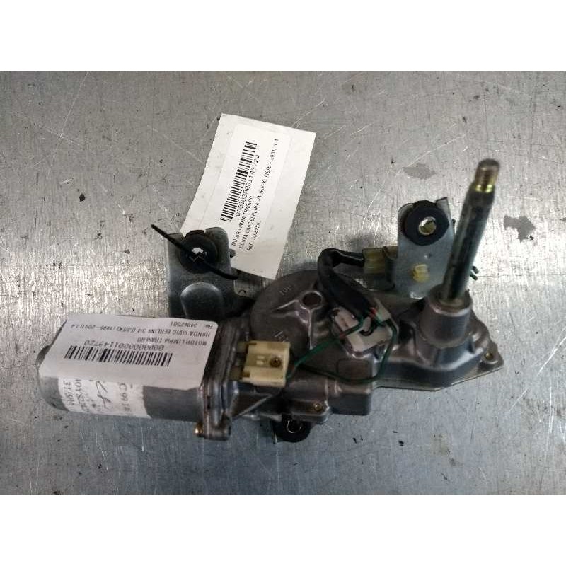 Recambio de motor limpia trasero para honda civic berlina 3/4 (ej/ek) 1.4 referencia OEM IAM 34062581  