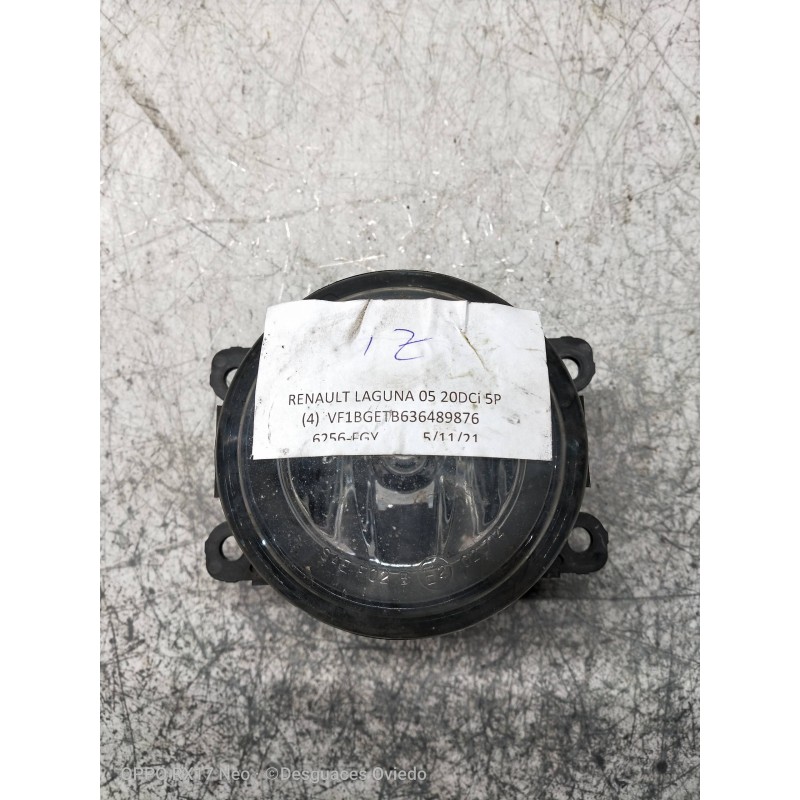 Recambio de faro antiniebla izquierdo para renault laguna ii (bg0) confort dynamique referencia OEM IAM   